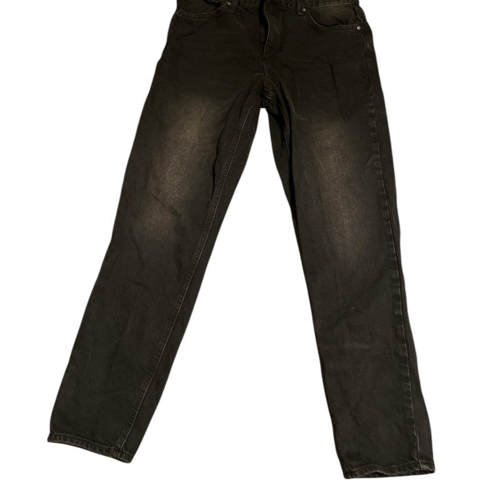 ASOS Black Slim Straight Jeans with Vintage Look